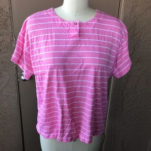 Vintage Pink Strip Tee